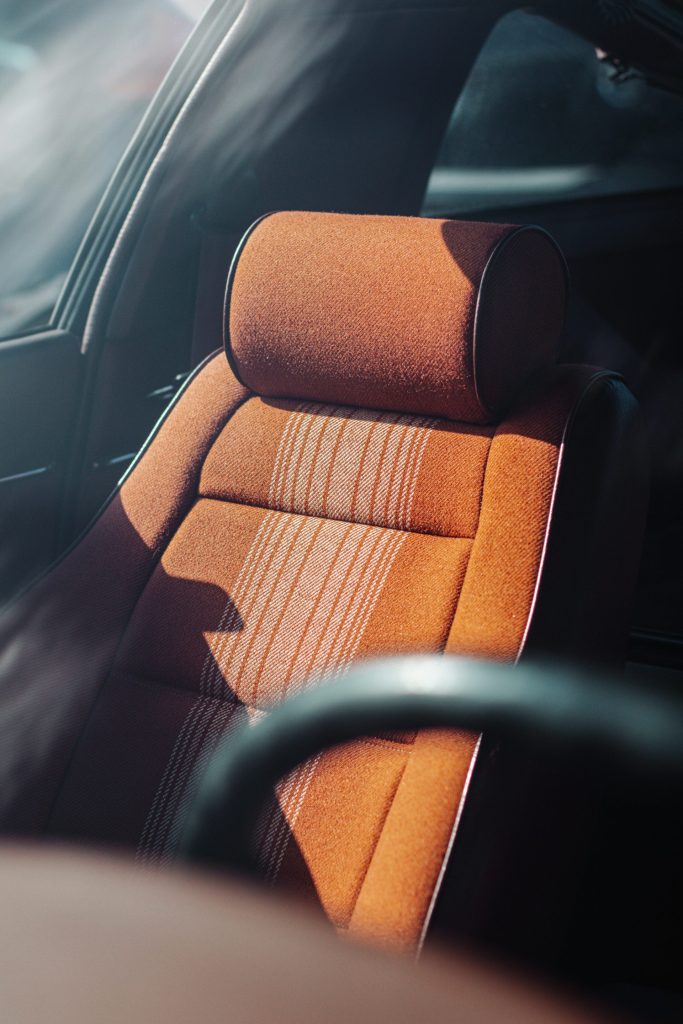 a close up of a seat belt